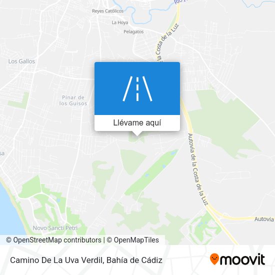 Mapa Camino De La Uva Verdil