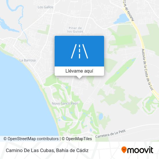 Mapa Camino De Las Cubas