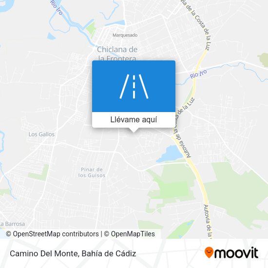 Mapa Camino Del Monte