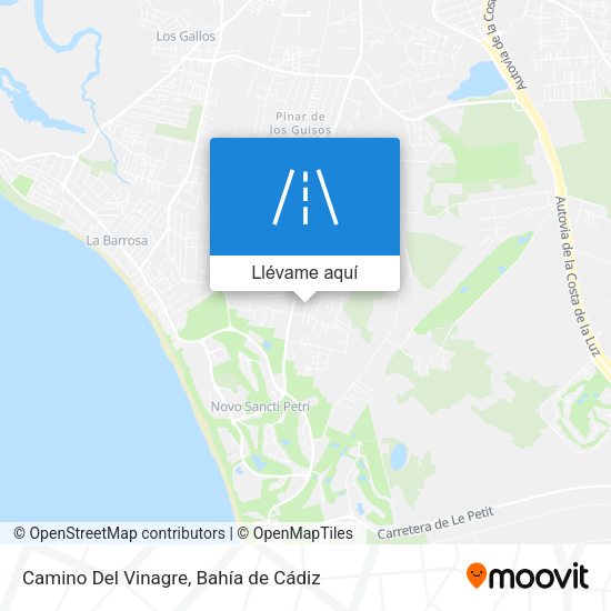 Mapa Camino Del Vinagre