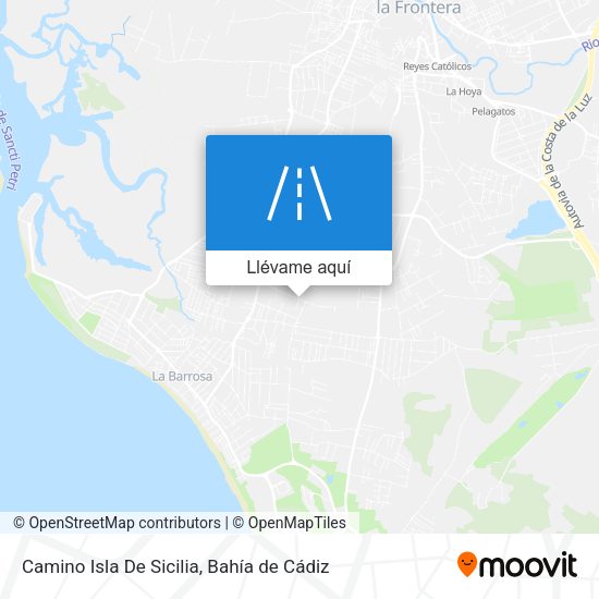 Mapa Camino Isla De Sicilia
