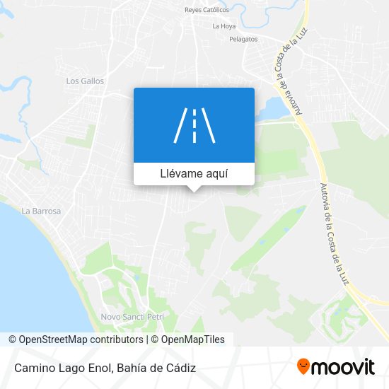 Mapa Camino Lago Enol