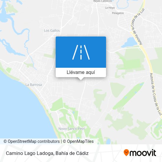Mapa Camino Lago Ladoga