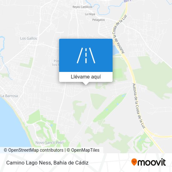 Mapa Camino Lago Ness