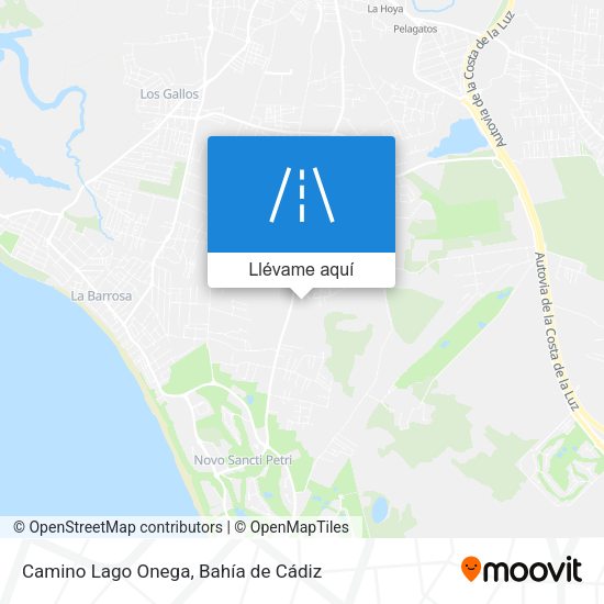 Mapa Camino Lago Onega