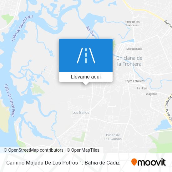 Mapa Camino Majada De Los Potros 1