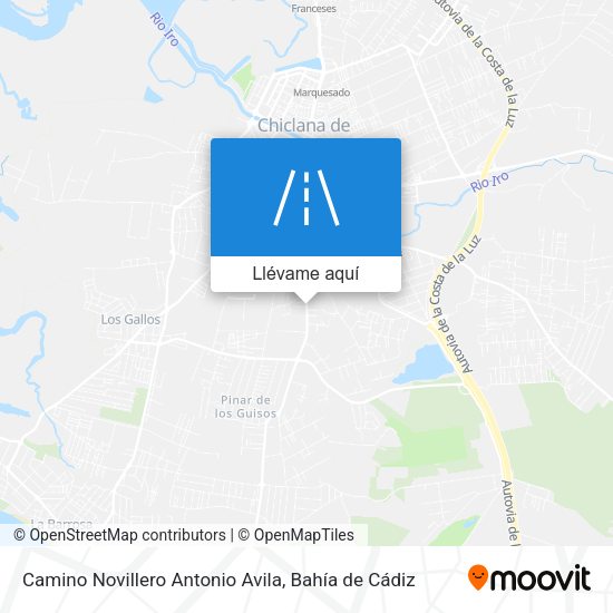 Mapa Camino Novillero Antonio Avila