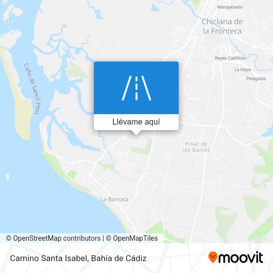 Mapa Camino Santa Isabel