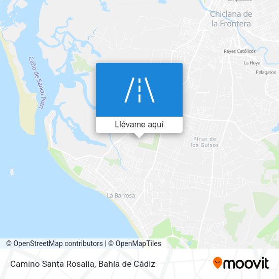 Mapa Camino Santa Rosalia