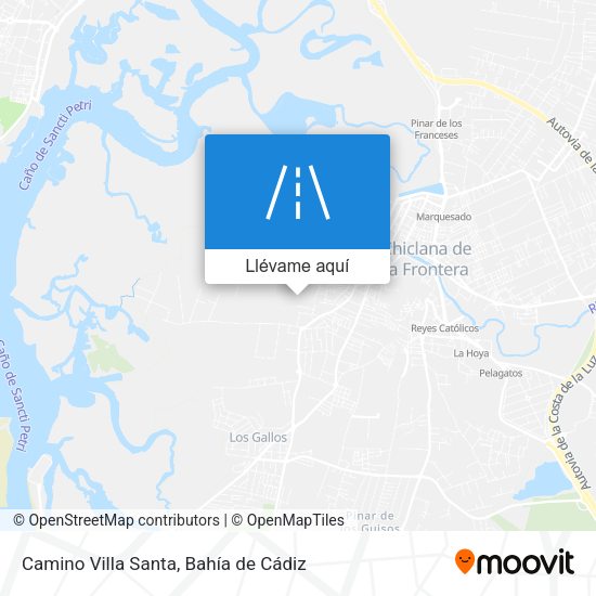 Mapa Camino Villa Santa