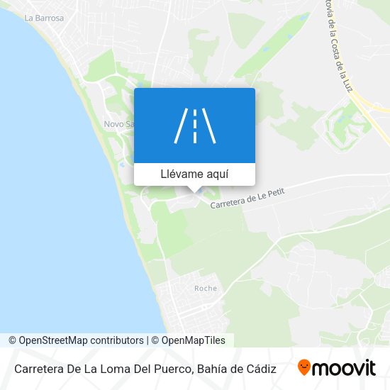 Mapa Carretera De La Loma Del Puerco