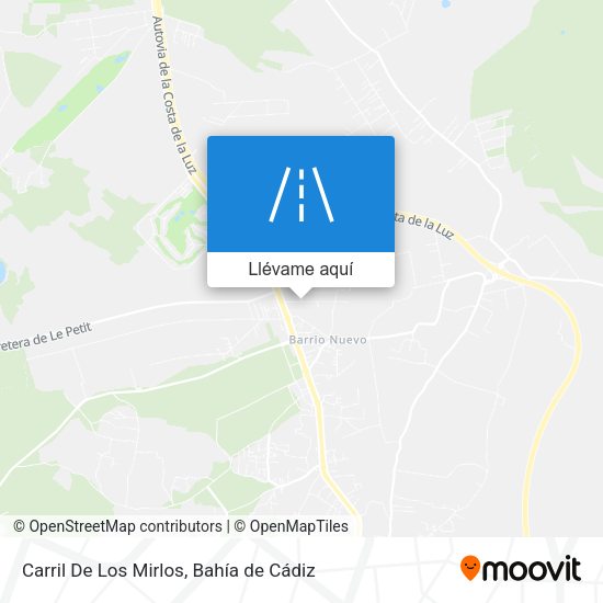 Mapa Carril De Los Mirlos