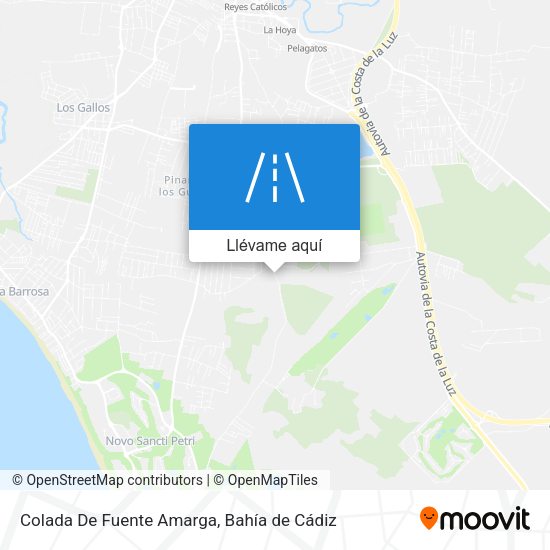 Mapa Colada De Fuente Amarga
