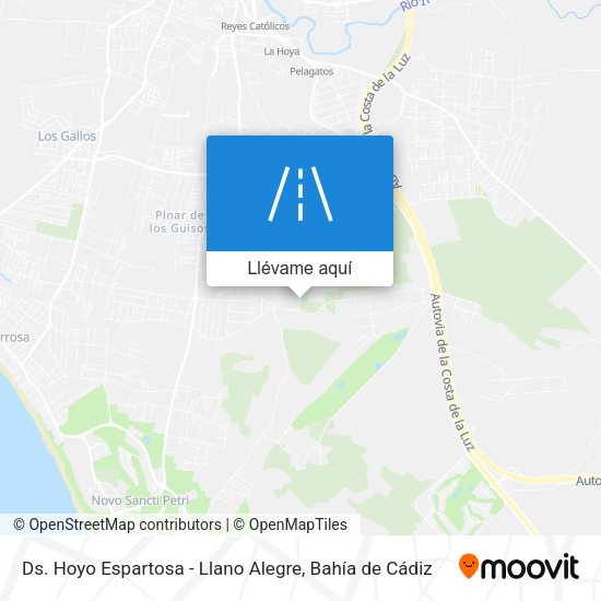Mapa Ds. Hoyo Espartosa - Llano Alegre