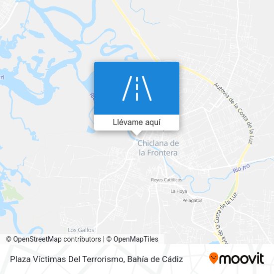Mapa Plaza Víctimas Del Terrorismo