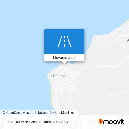 Mapa Calle Del Mar Caribe