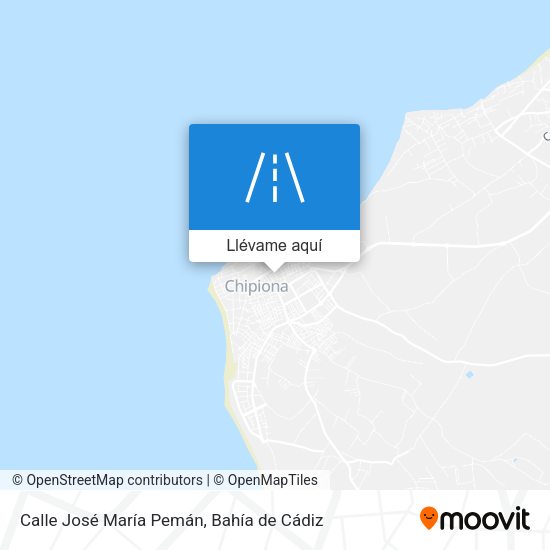 Mapa Calle José María Pemán