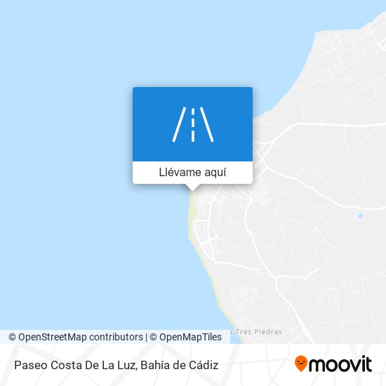 Mapa Paseo Costa De La Luz