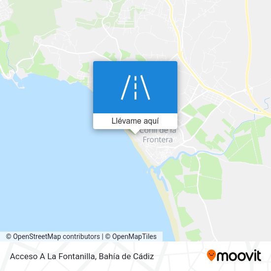 Mapa Acceso A La Fontanilla