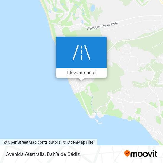 Mapa Avenida Australia