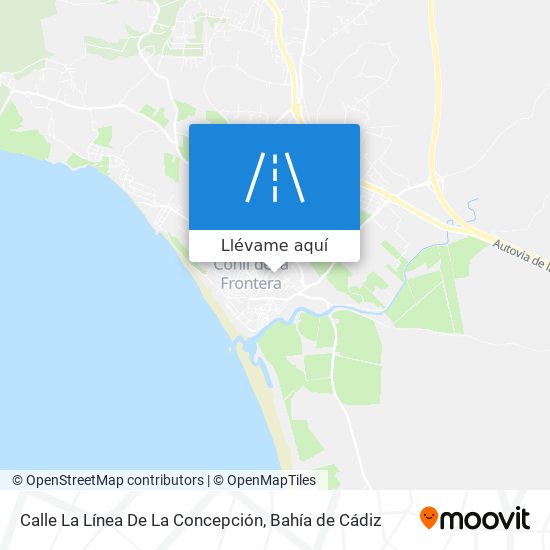 Mapa Calle La Línea De La Concepción