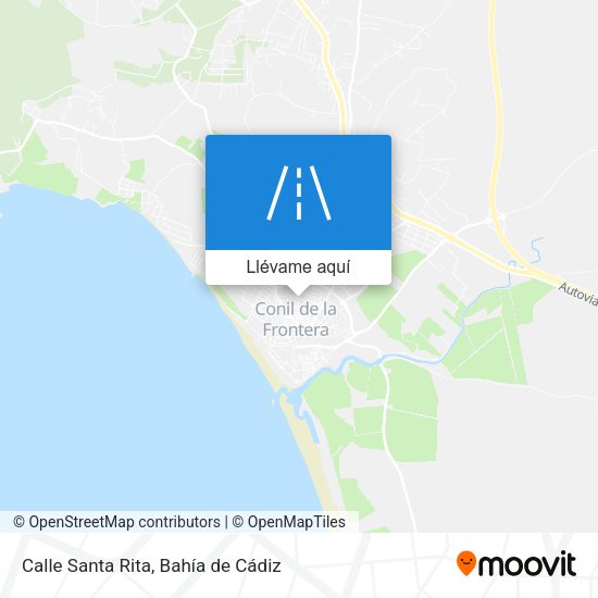 Mapa Calle Santa Rita