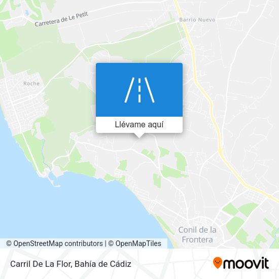 Mapa Carril De La Flor