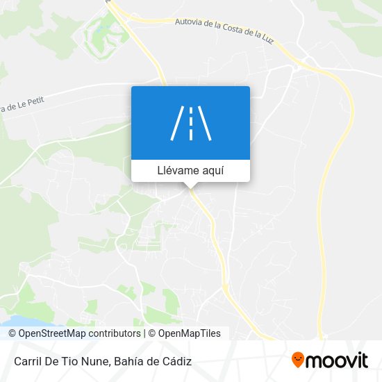 Mapa Carril De Tio Nune