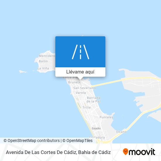 Mapa Avenida De Las Cortes De Cádiz