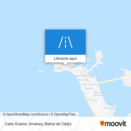 Mapa Calle Guerra Jiménez