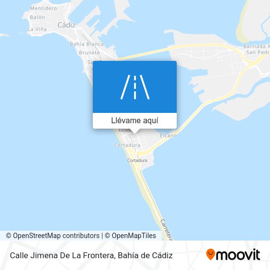 Mapa Calle Jimena De La Frontera