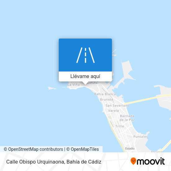 Mapa Calle Obispo Urquinaona