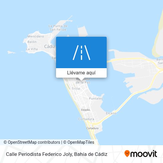 Mapa Calle Periodista Federico Joly