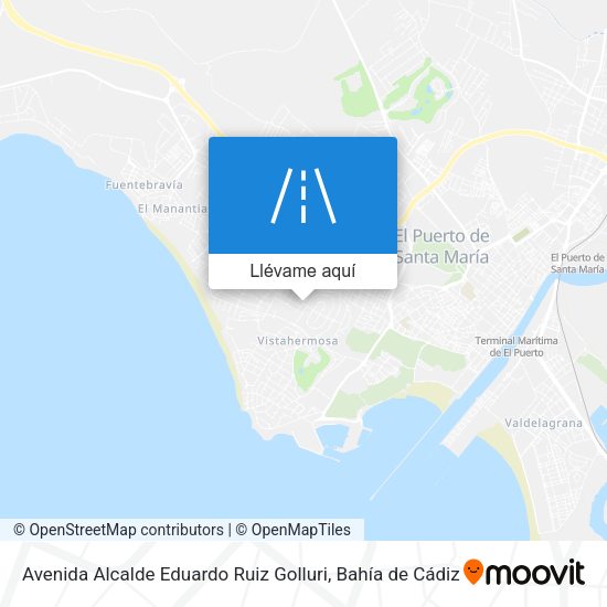 Mapa Avenida Alcalde Eduardo Ruiz Golluri