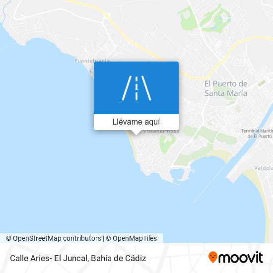 Mapa Calle Aries- El Juncal