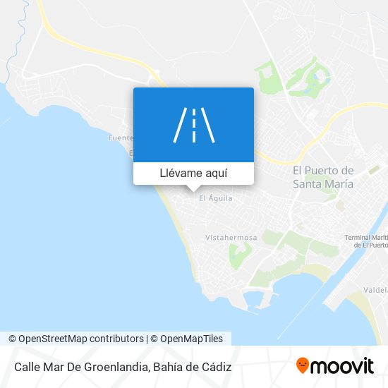 Mapa Calle Mar De Groenlandia