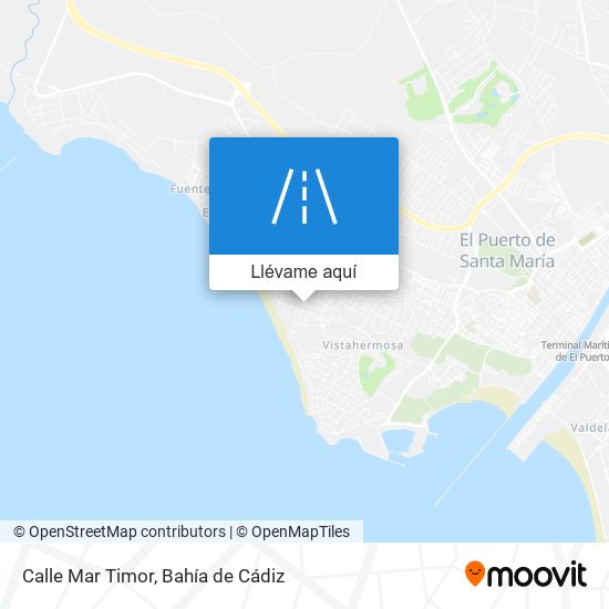 Mapa Calle Mar Timor