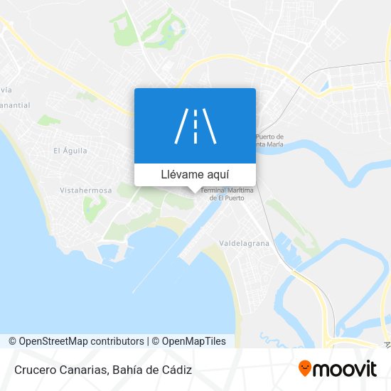 Mapa Crucero Canarias