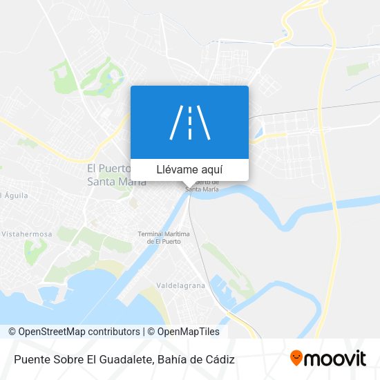 Mapa Puente Sobre El Guadalete
