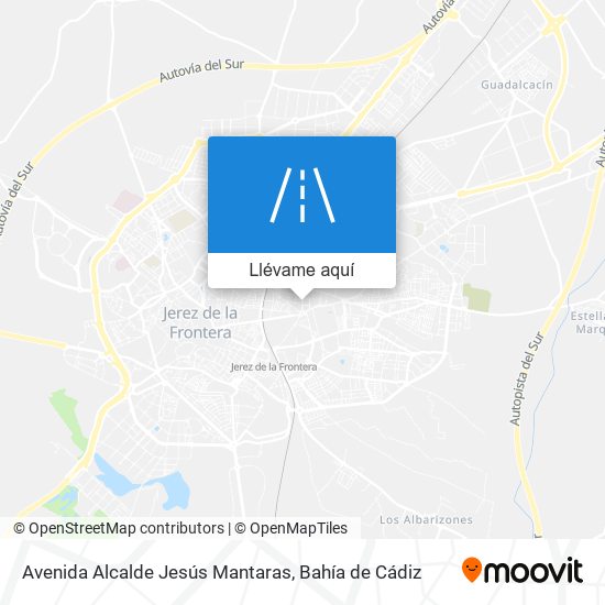 Mapa Avenida Alcalde Jesús Mantaras