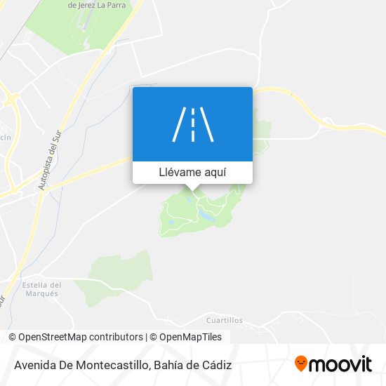 Mapa Avenida De Montecastillo