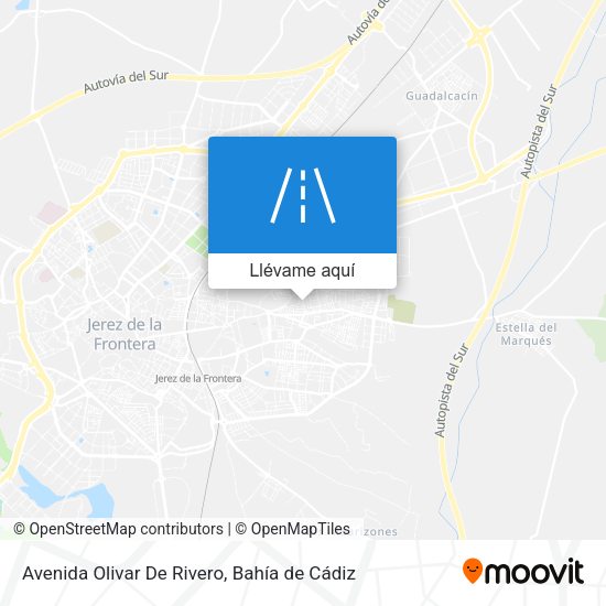 Mapa Avenida Olivar De Rivero
