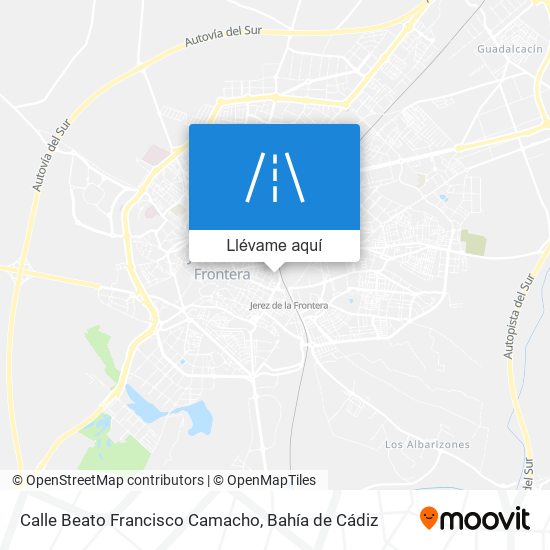 Mapa Calle Beato Francisco Camacho