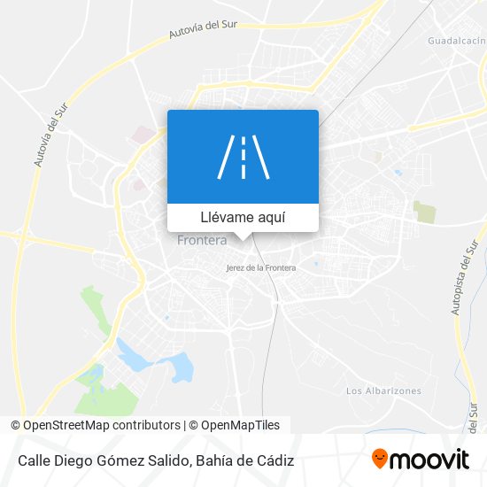 Mapa Calle Diego Gómez Salido