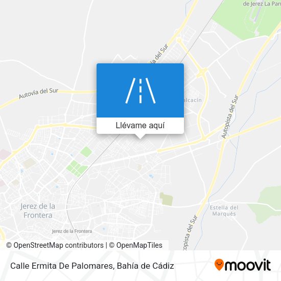 Mapa Calle Ermita De Palomares