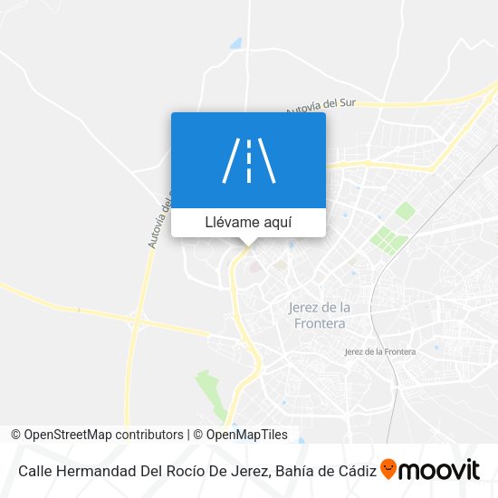 Mapa Calle Hermandad Del Rocío De Jerez