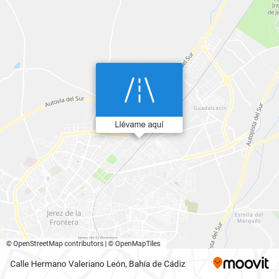 Mapa Calle Hermano Valeriano León