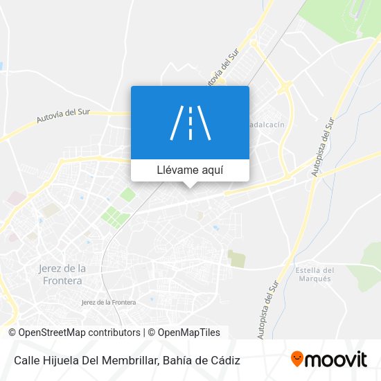 Mapa Calle Hijuela Del Membrillar