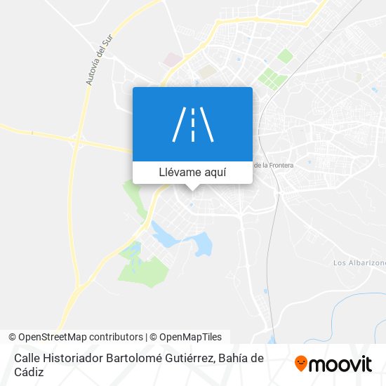 Mapa Calle Historiador Bartolomé Gutiérrez