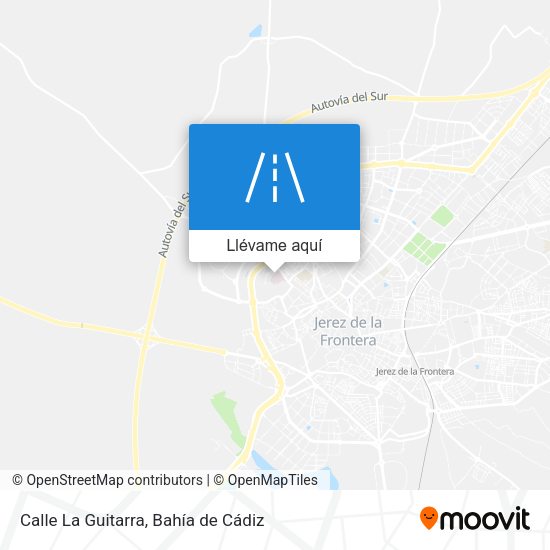 Mapa Calle La Guitarra